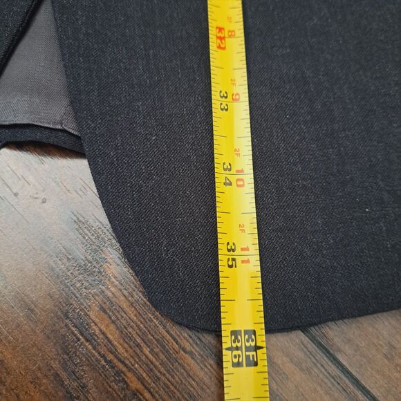 Tallia Uomo Sport Coat Super 100s Luxury Wool Dark Gray Business Blazer Mens 54L - Picture 14 of 16